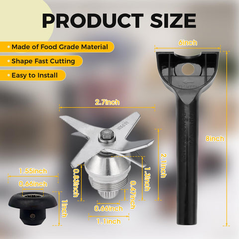 DRELD wrench tool included for easy blade removal