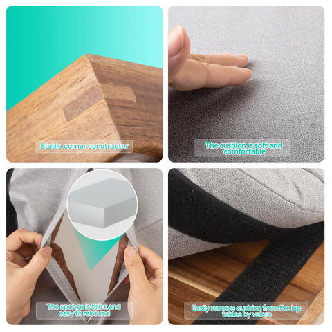 DRELIFAM detachable cushion adds soft support for lounging