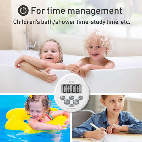 Dretec timer quick-set buttons enable fast timing.