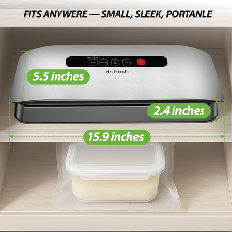 DR.Fresh compact design fits small kitchens for daily use