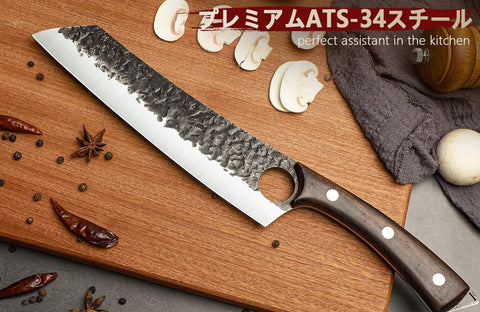 DRGSKL sharpening stone included for blade maintenance