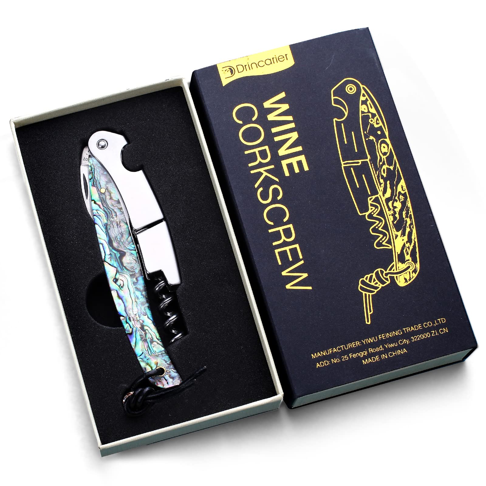 Drincarier foil cutter serrated edge in action