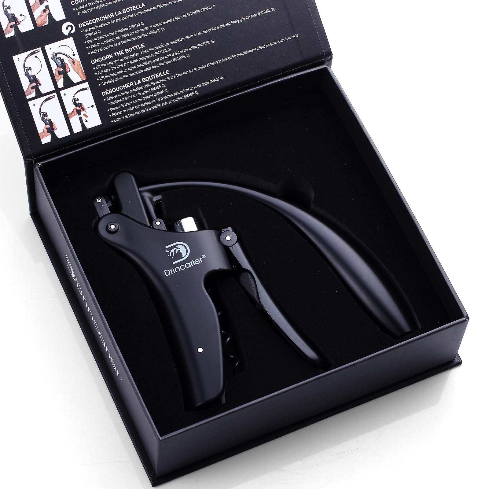 Drincarier zinc alloy construction ensures durable performance