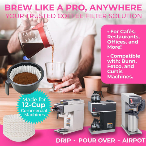 DRINK KATY'S premium paper delivers clean filtering and easy cleanup