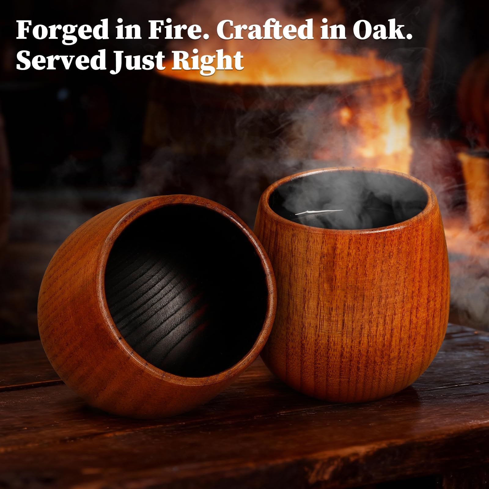 DrinkSay Gift-Ready Packaging with Oak Glass, ideal for Father's Day or anniversaries.