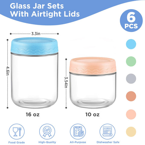 DRKIO airtight lids keep contents secure and leak-free for home or travel.