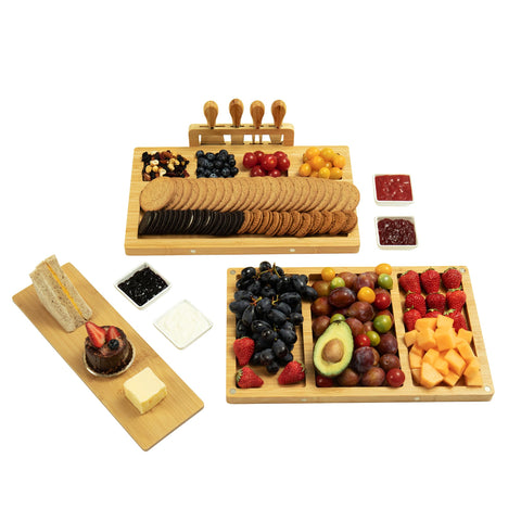 drmvalg bamboo board base provides sturdy eco friendly display
