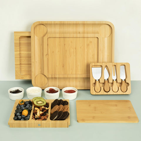 drmvalg charcuterie board lifestyle shot shows ready-to-serve party setup