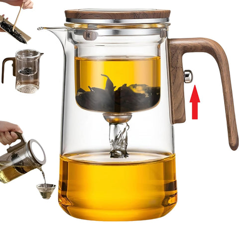 DRNKNSTX Enchanted Tea Pot body in clear glass for watching steeping
