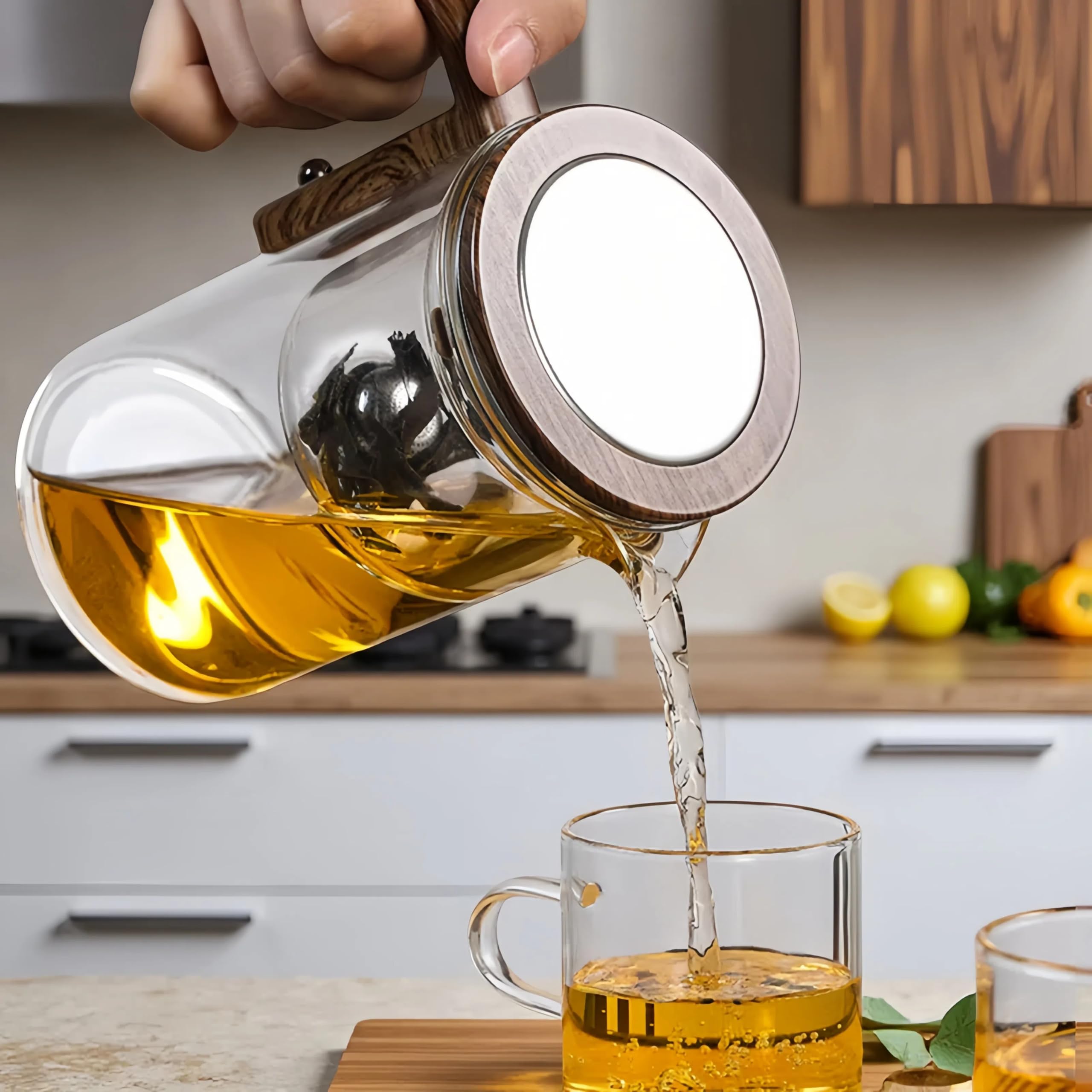 DRNKNSTX Enchanted Tea Pot pour spout for precise, spill-free serving