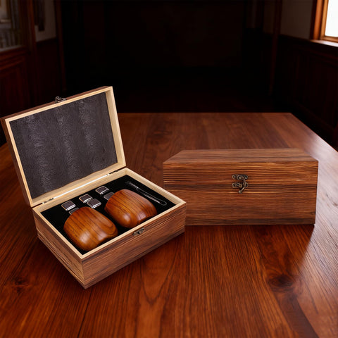 Drtenvd charred wooden glass prompts slow sips and mindful tasting