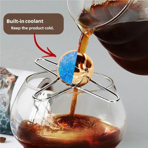 DrvixRex coffee ball 4cm, compact cooling with rich aroma.