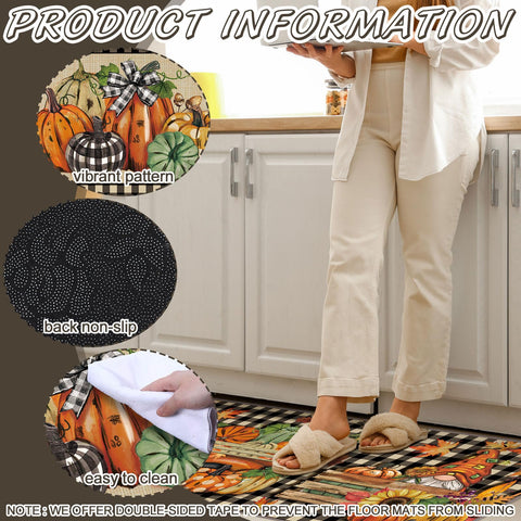 Drydiet waterproof kitchen mat protects floors from spills and stains.