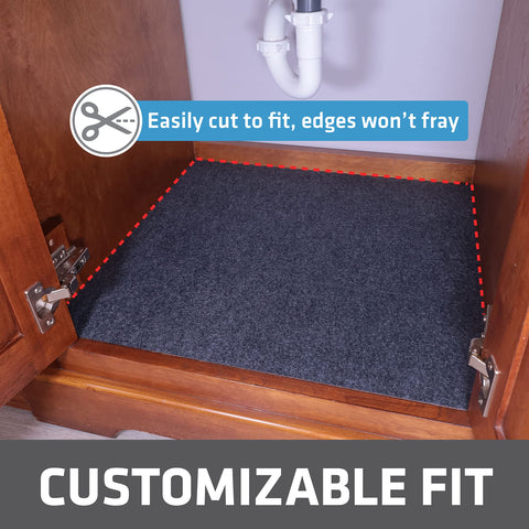 Drymate Premium XL cut-to-fit design for precise cabinet lining.