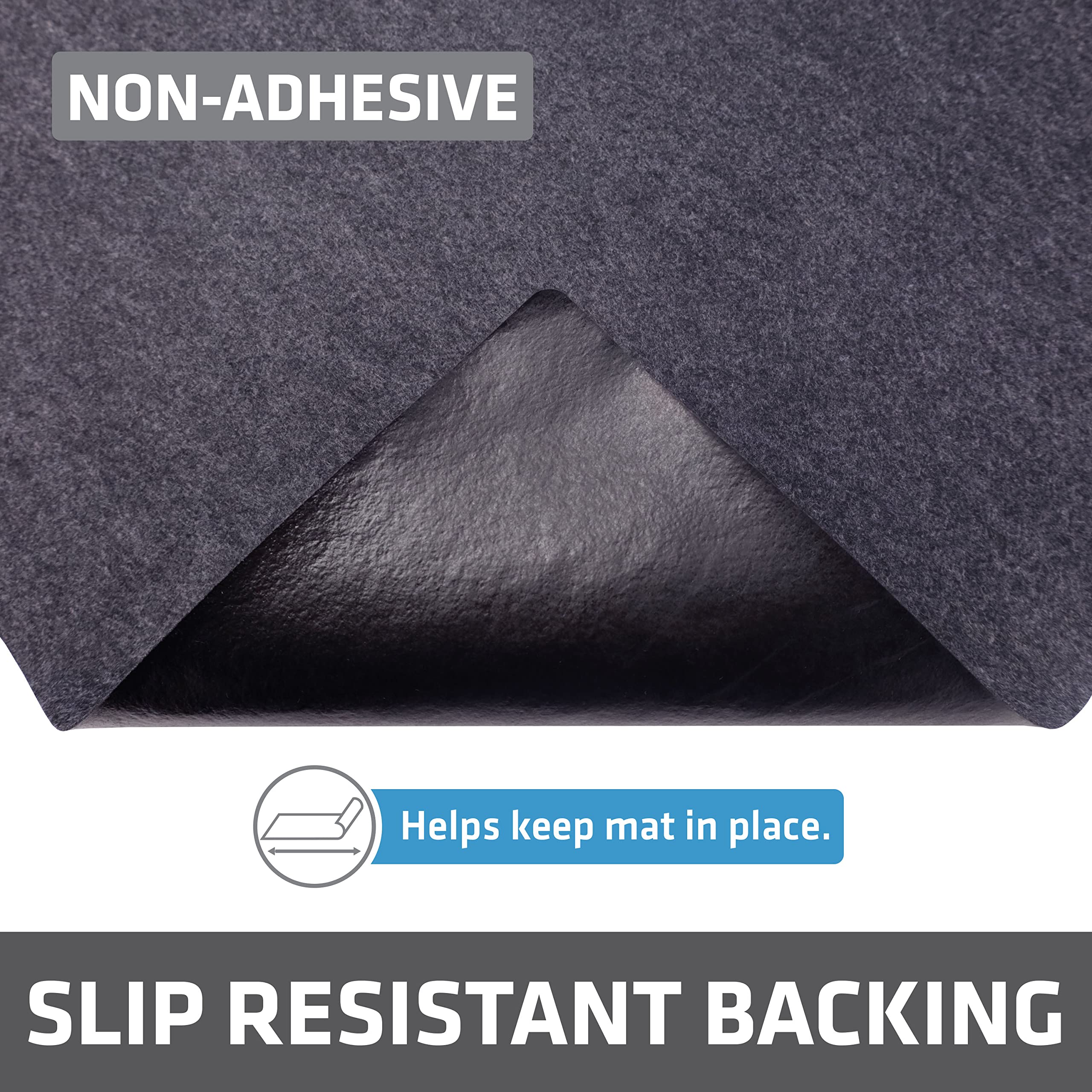 Drymate under-sink mat can be cut to fit any shelf.