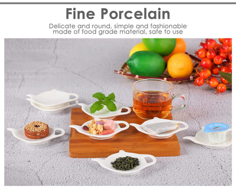 DS. DISTINCTIVE STYLE set of four coasters for tea service and dips.