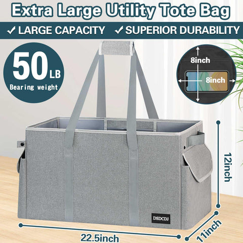 DSDCDJ tote features padded handles for comfortable carrying