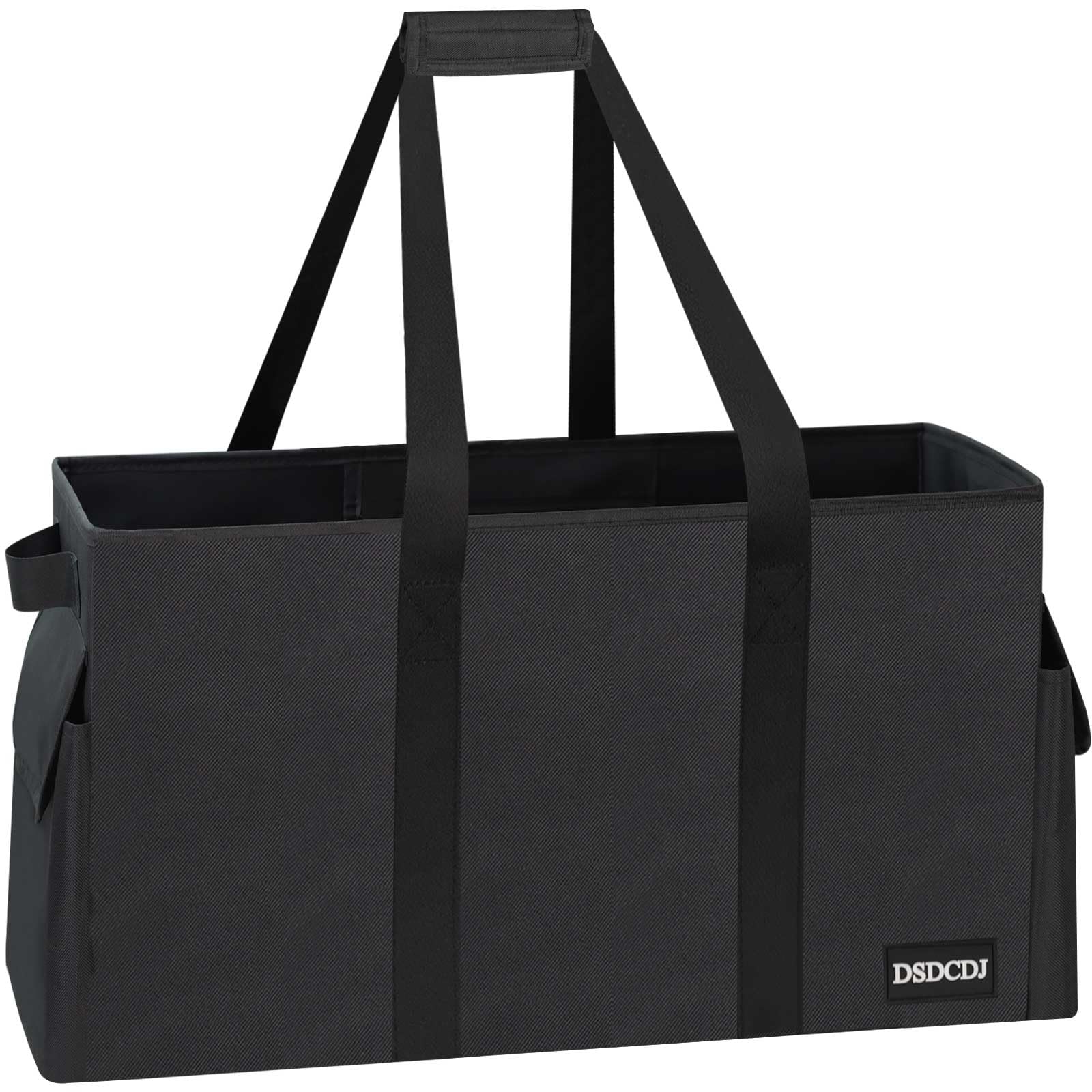 DSDCDJ sturdy extra large tote stands up for easy loading and access.