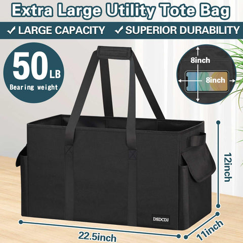 DSDCDJ tote with padded handles for comfortable carrying.