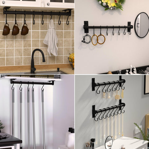 Dseap mugs spoons and utensils hanging for fast access