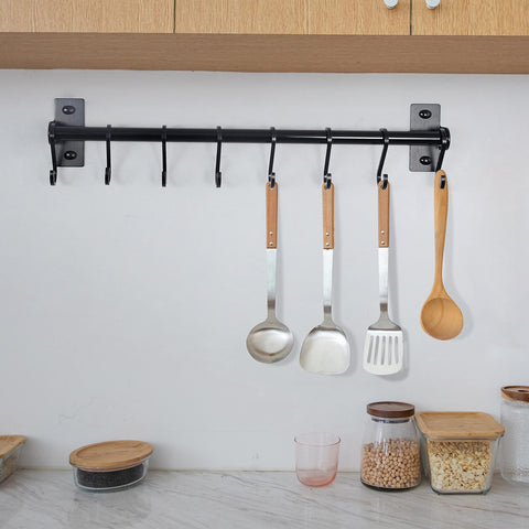 Dseap versatile rack can organize brooms or jewelry when needed