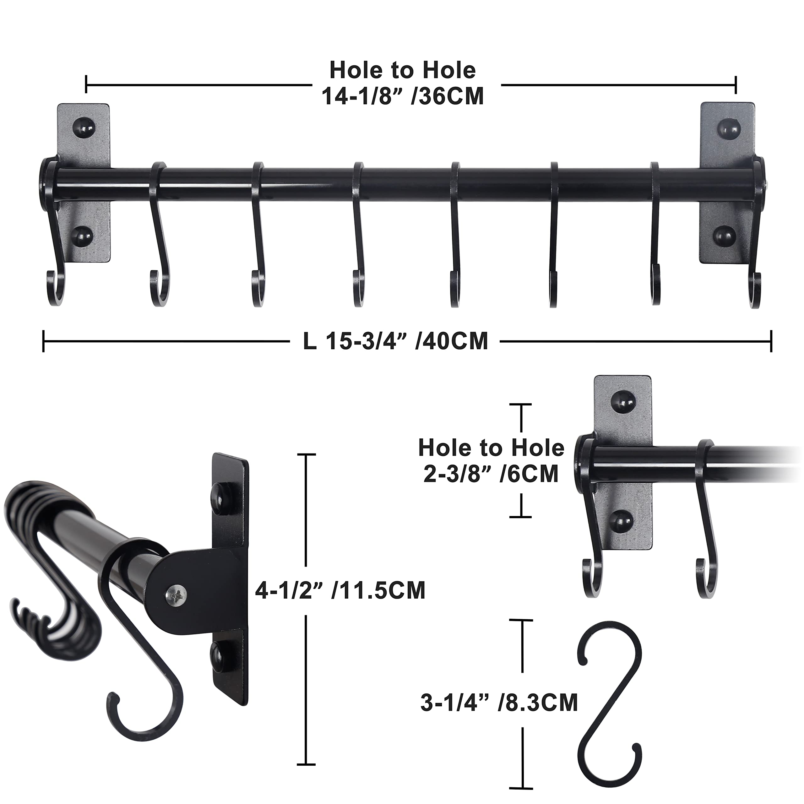 Dseap space saving wall mount for kitchen organization