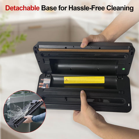 DSkiley moist and dry modes offer versatile sealing for foods.