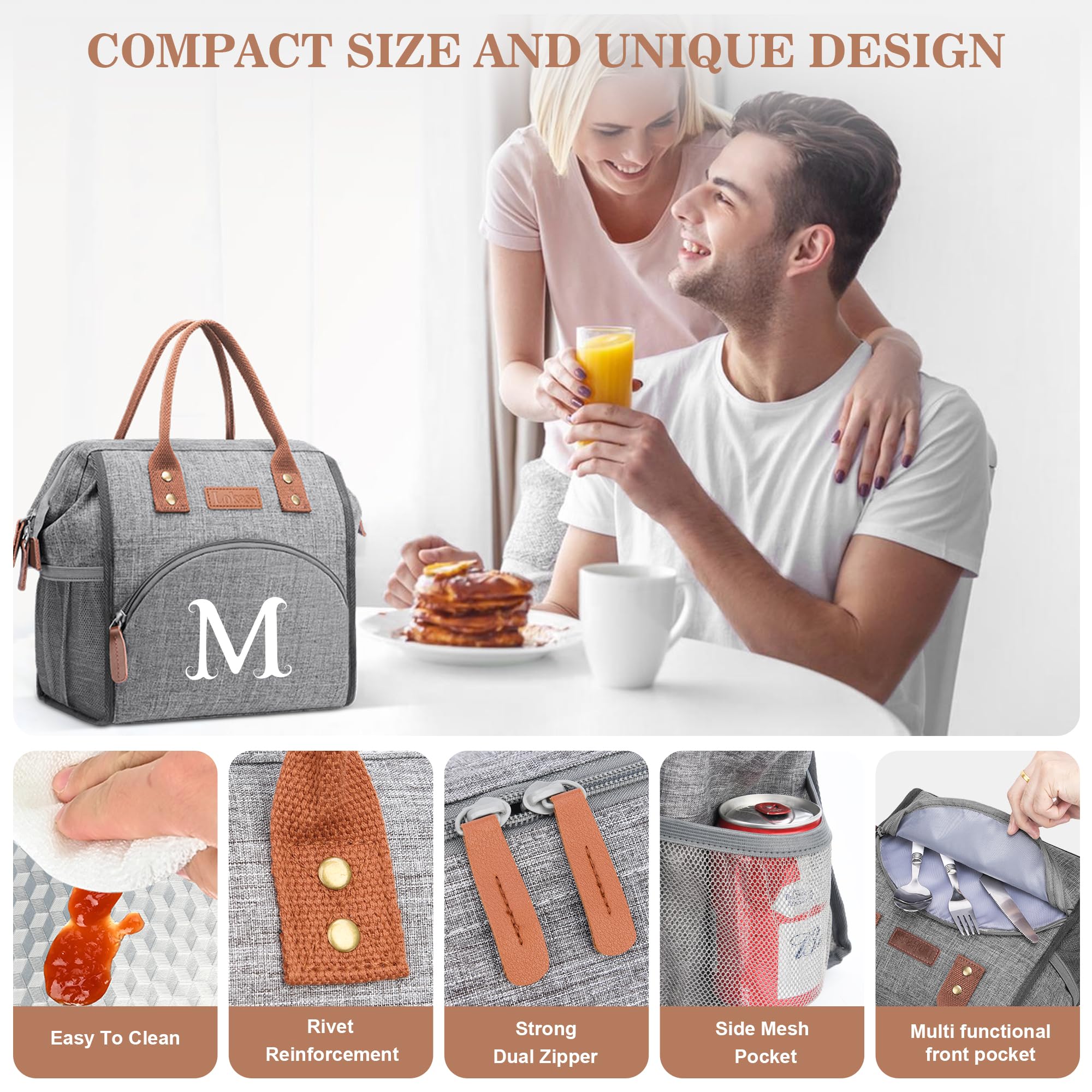 DTBG women's insulated lunch bag keeps meals fresh at work.