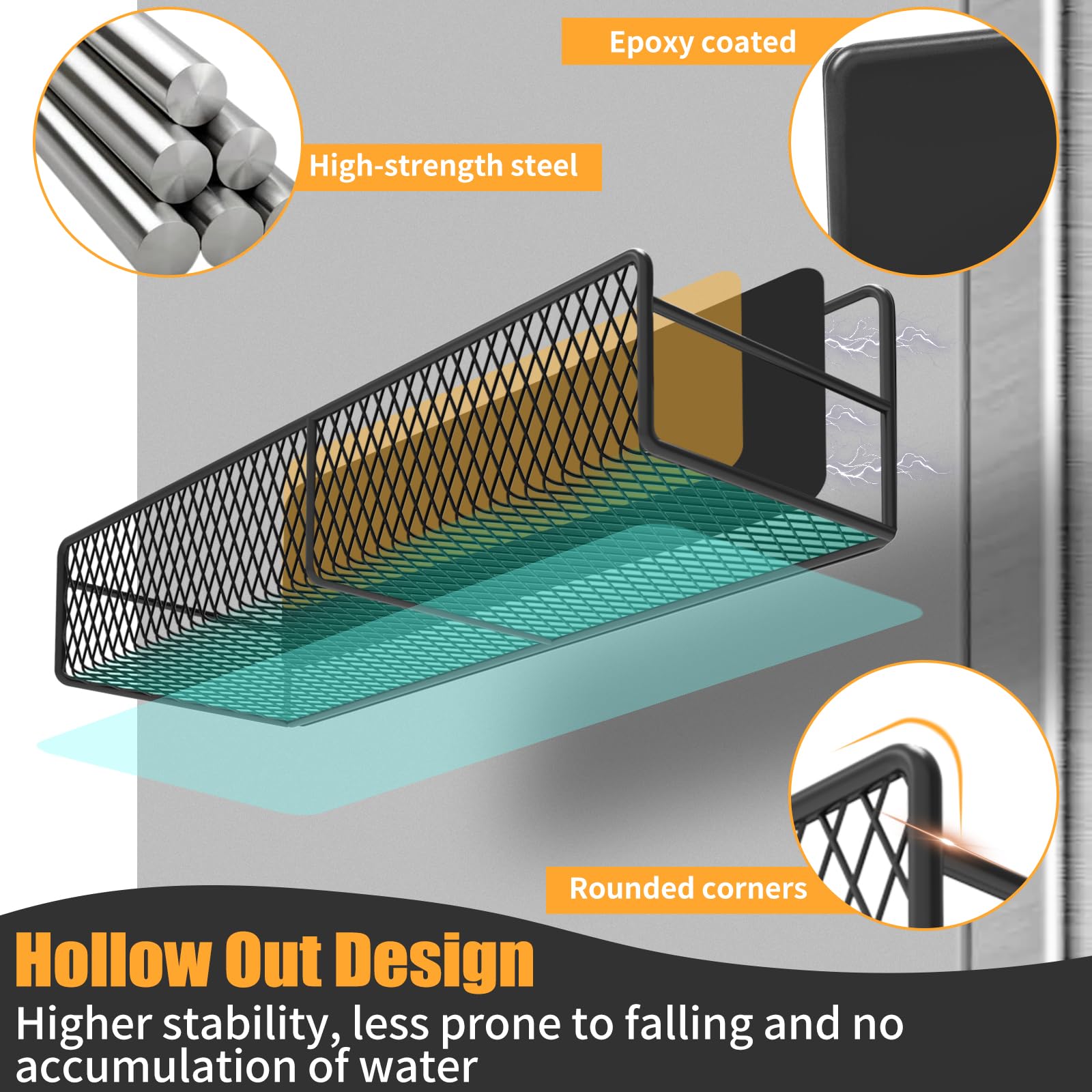 DTUQYX compact spice rack ideal for RV, barbecues, and small kitchens.