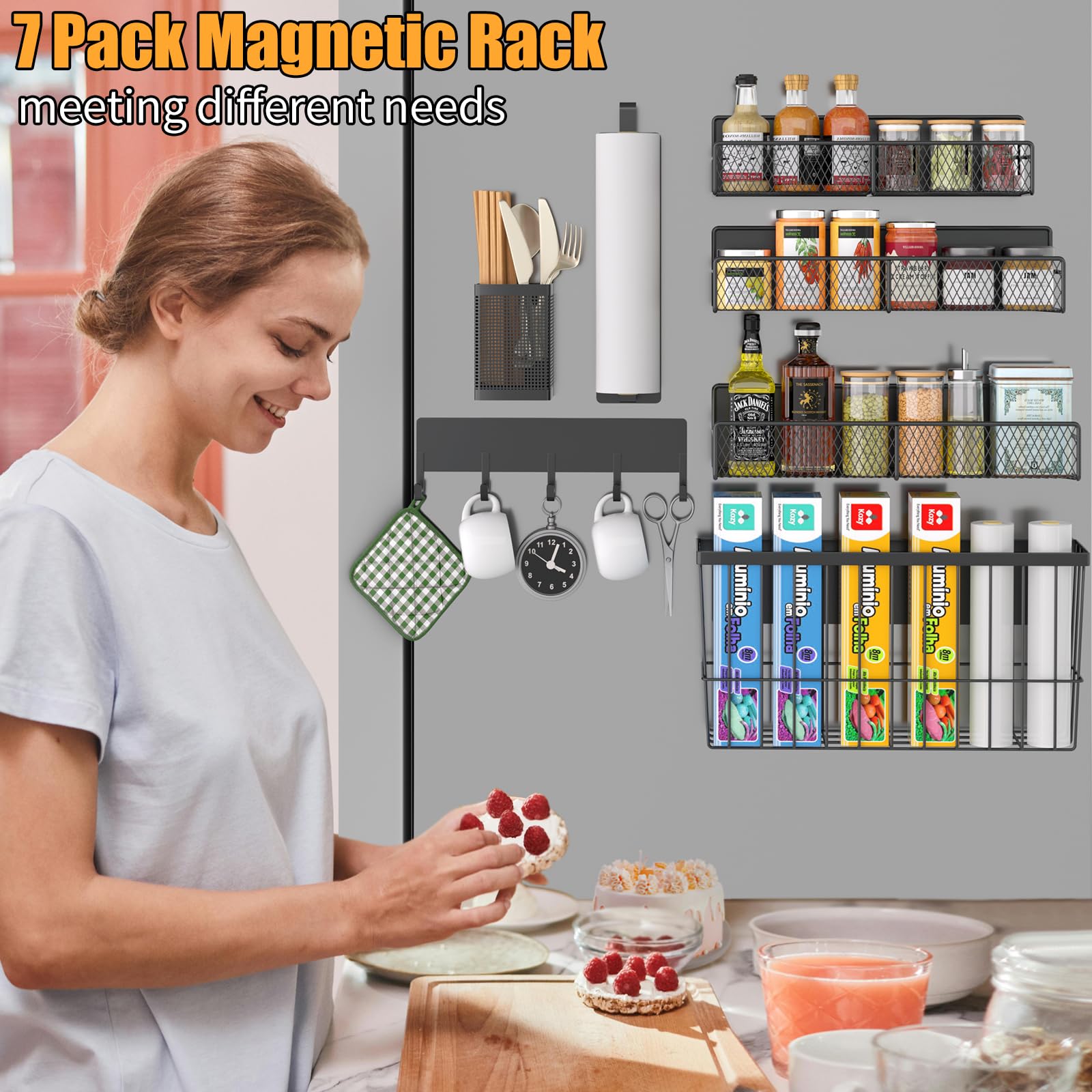 DTUQYX cutting board holder stores boards neatly to free counter space.