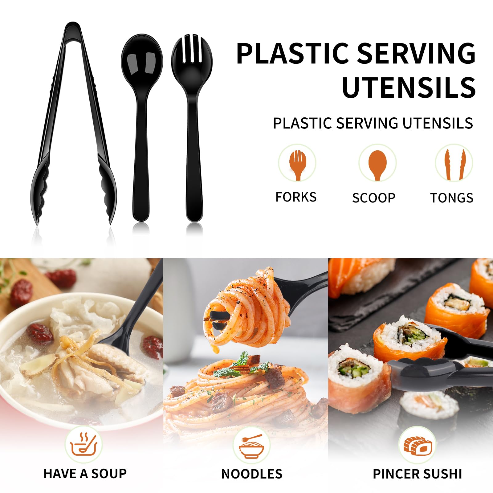 Dualshine disposable tableware pack for quick cleanup and tidy setups