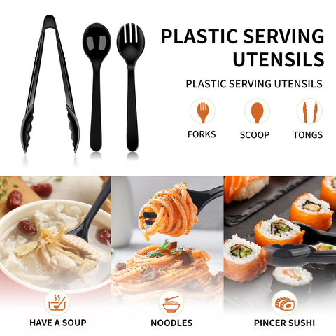 Dualshine disposable tableware pack for quick cleanup and tidy setups