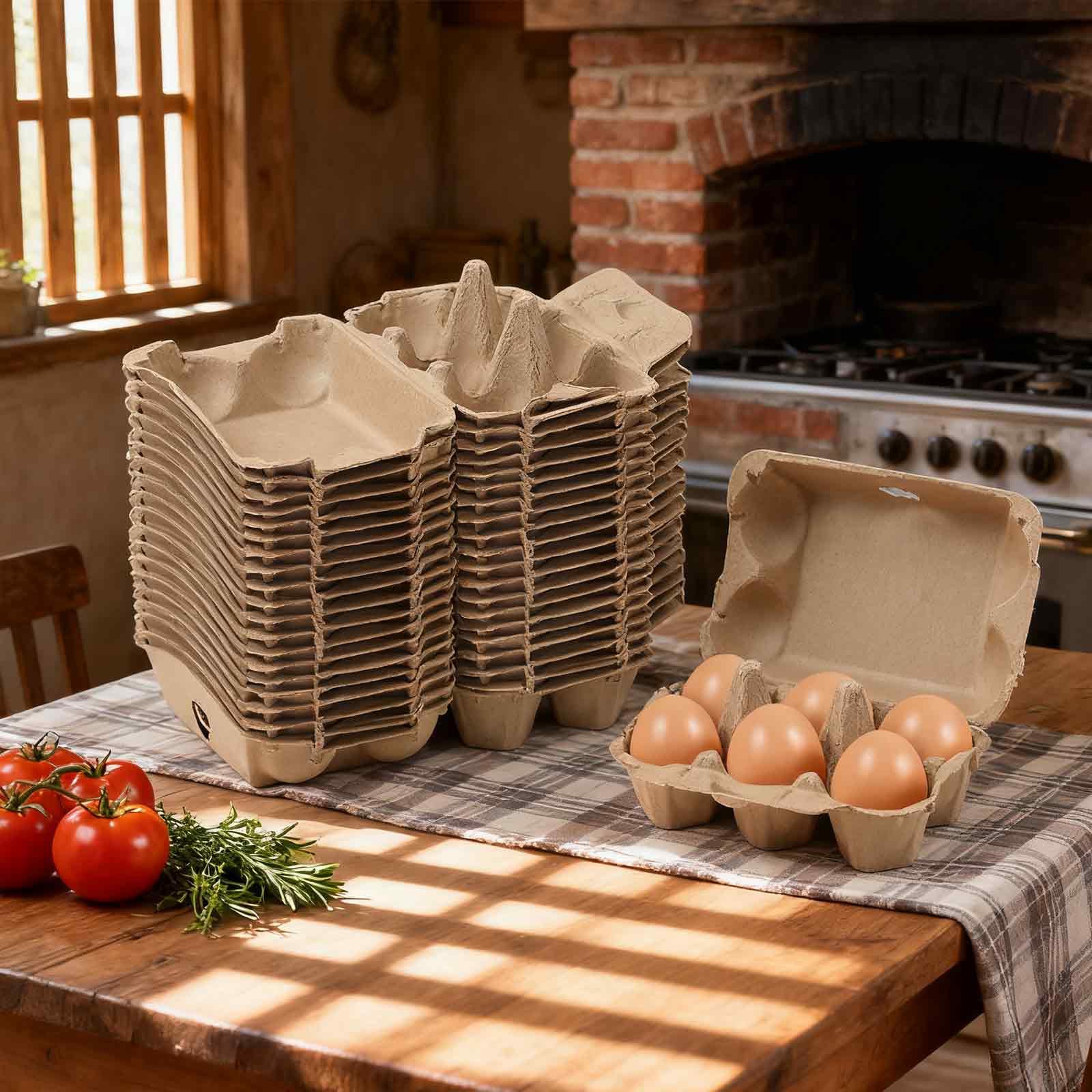 Dubtnion egg carton multiuse tray doubles as seed starter.