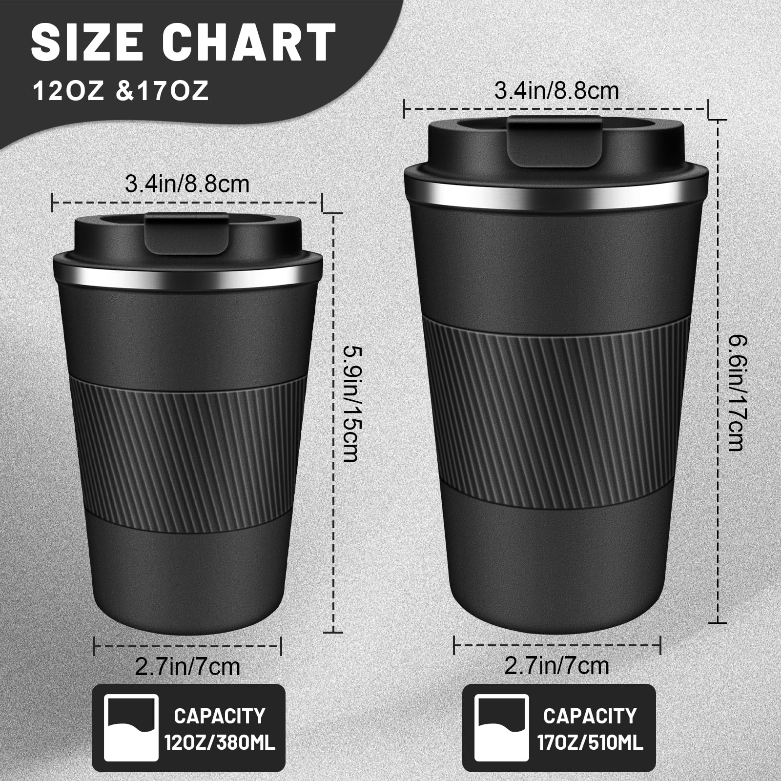 DUBUXW 12oz stainless steel tumbler close-up showing durable construction