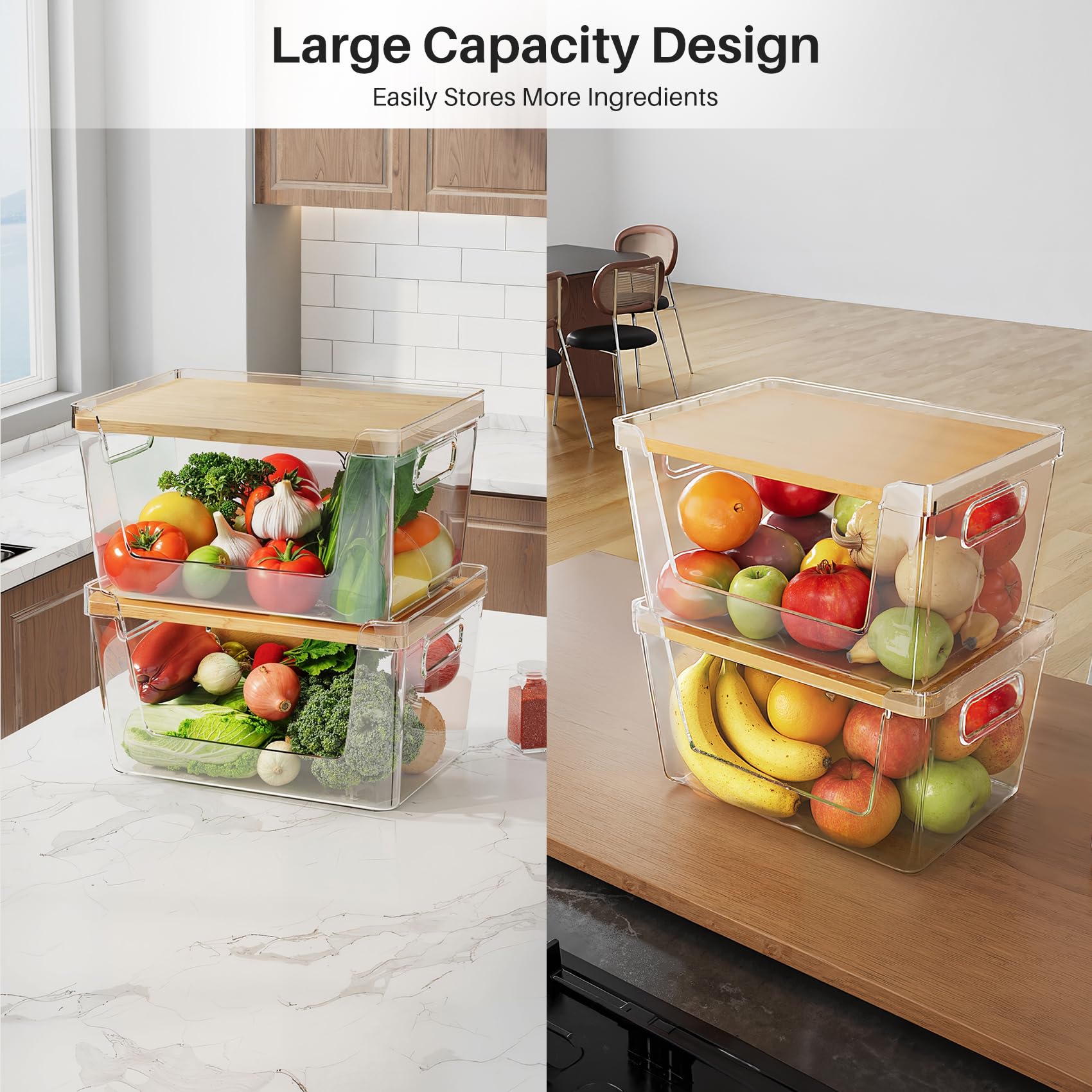 Ducoak lid doubles as cutting board for quick prep.