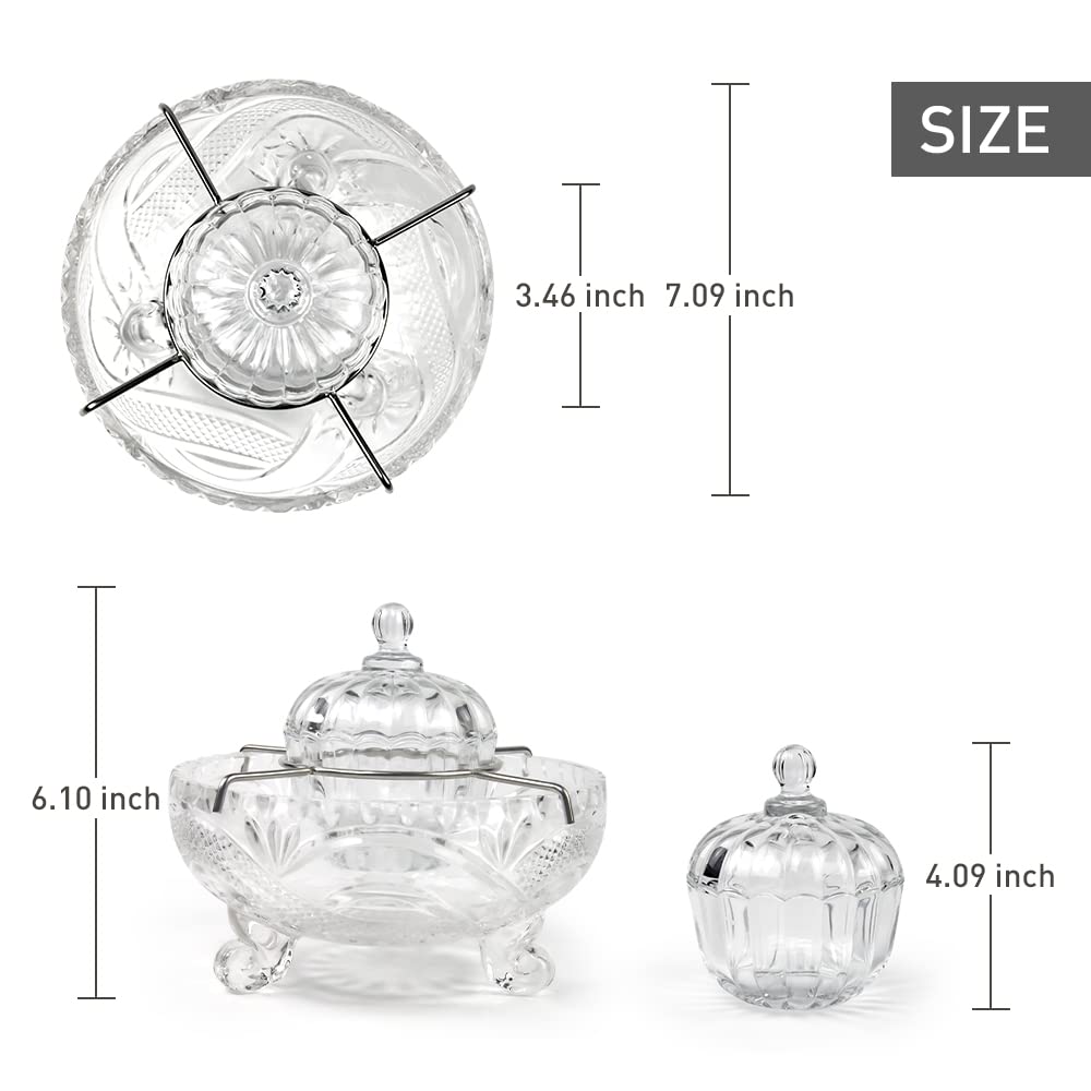 Duebel glass server rests on ice to maintain optimal temperature during service