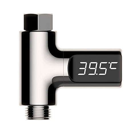 DUFFOBAN Shower Thermometer in shower setup helps monitor bath temperature during use