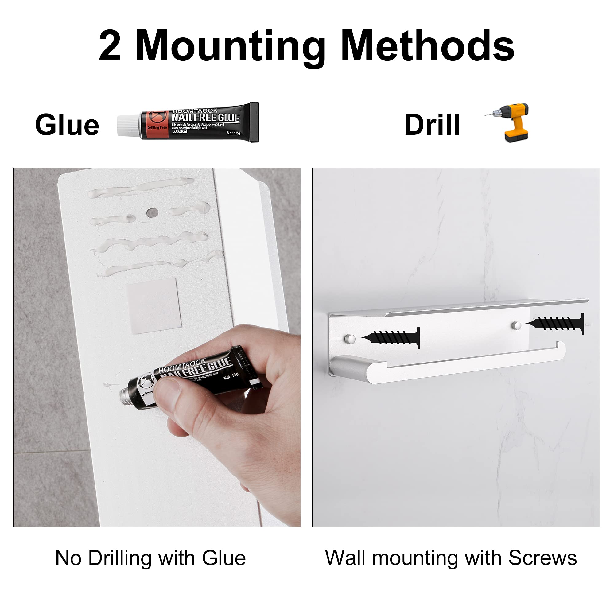 DUFU anti-rust aluminum dull silver finish resists moisture and splashes