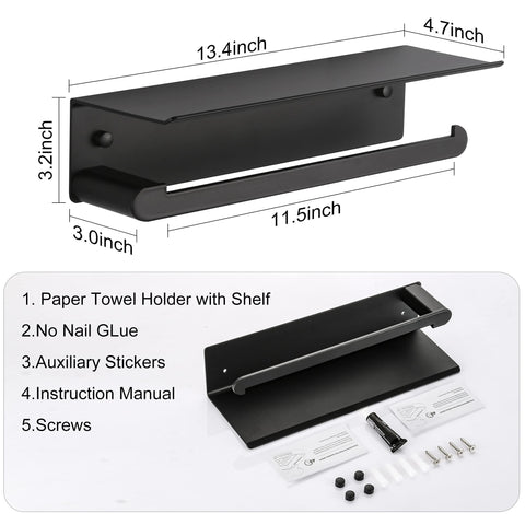 DUFU included screws enable a secure option if you prefer mounting with hardware.