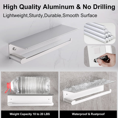 DUFU self-adhesive mount setup for tool-free, quick installation