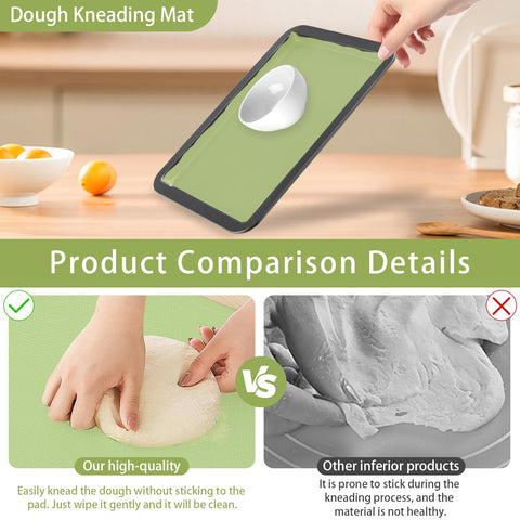 DUGYGA non-slip countertop mat keeps surfaces clean during prep.