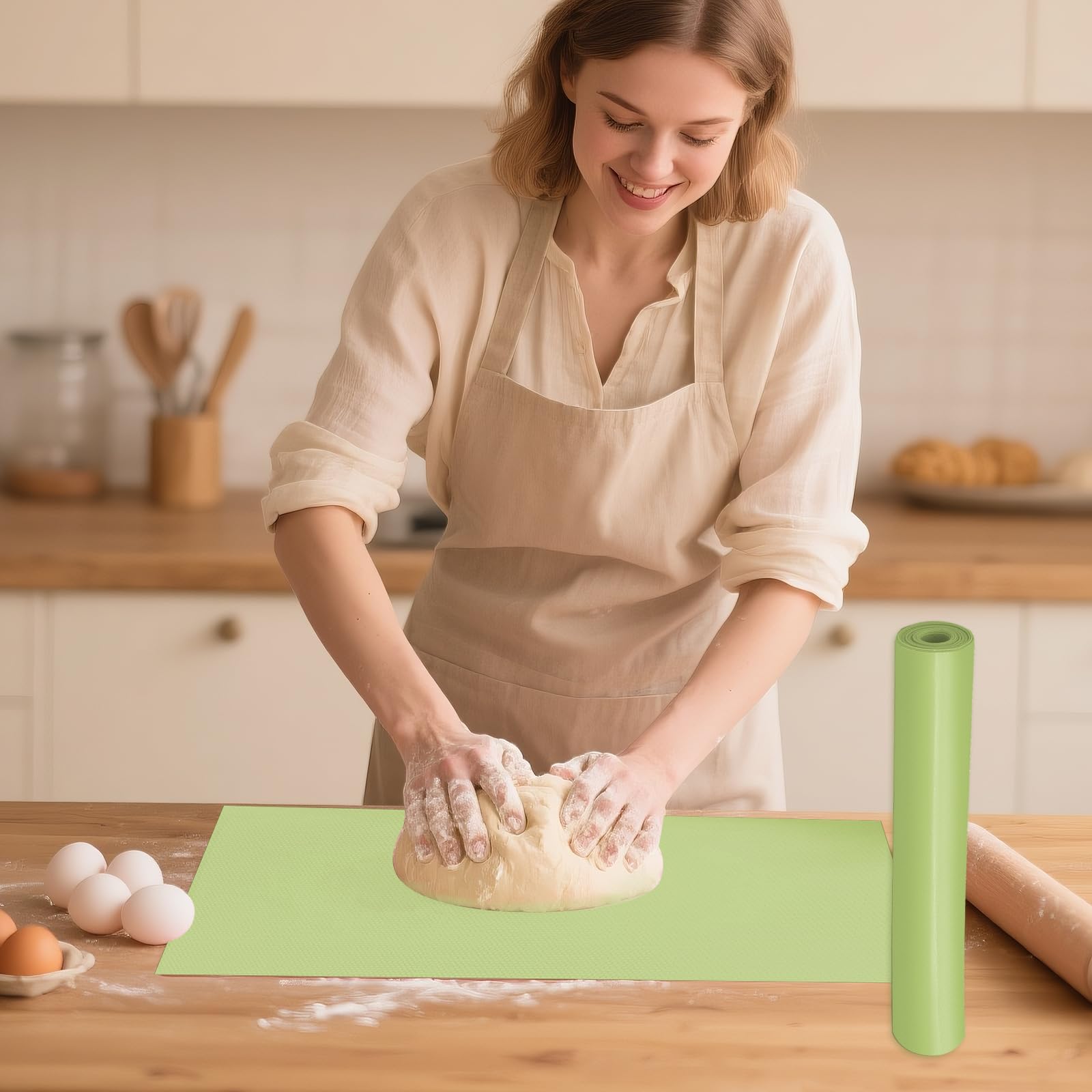 DUGYGA versatile baking mat serves as pastry, bread, or liner.