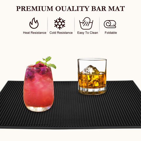 DUIBAOCHUN bar mat ideal for coffee stations and espresso spills.