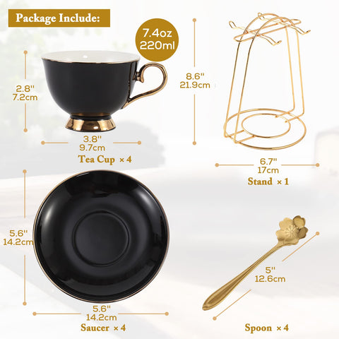 DUJUST cup handles feature German Heraeus gold glaze for a premium feel.