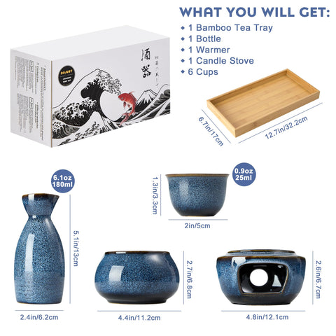 DUJUST bamboo tray for graceful serving and organization