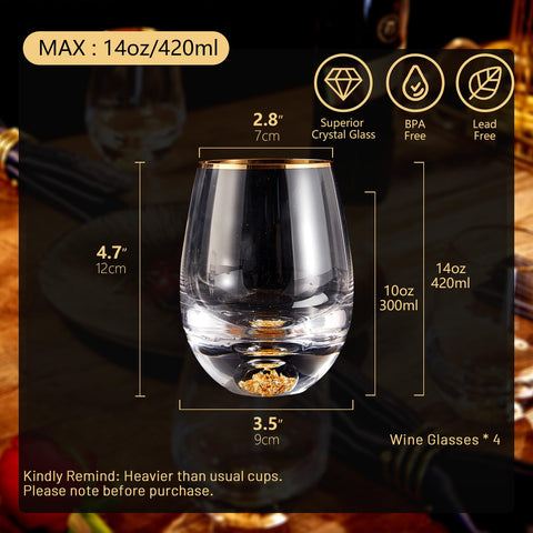 DUJUST wine glasses suited for candlelit dinners and ambiance.