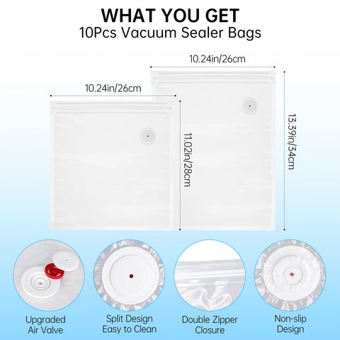 Dukrouk reusable bags highlight durable double-thick construction.