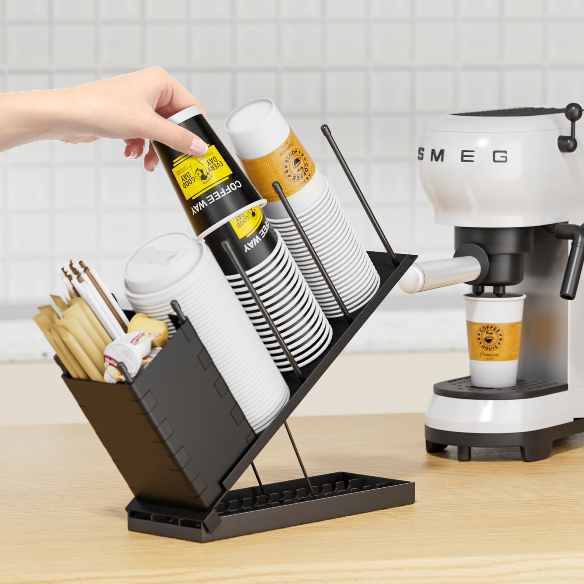 Dunatou removable storage box keeps small items neatly organized.