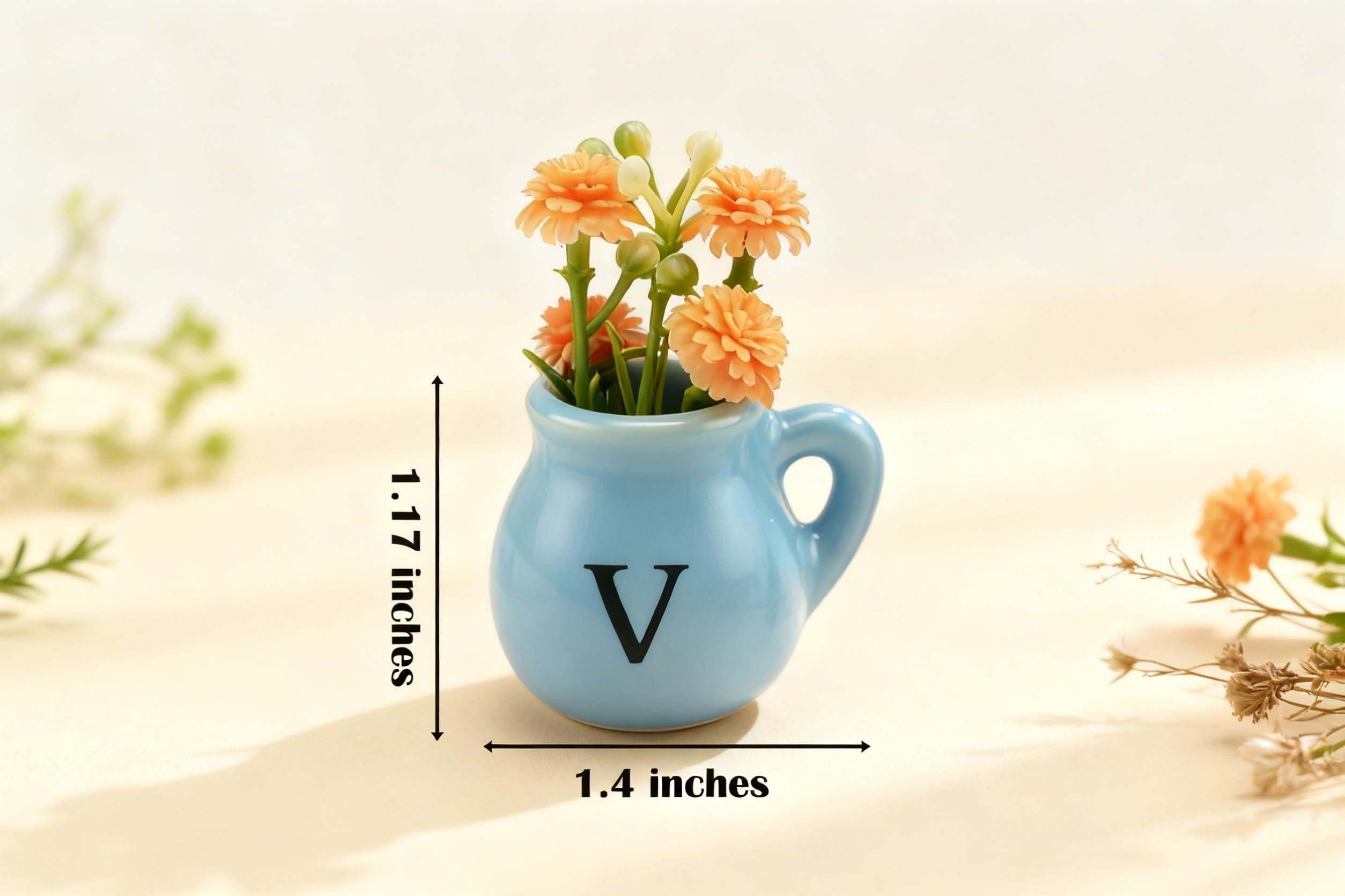 DUNGGLE yellow O vase magnet on fridge brightens the space for a cheerful vibe.