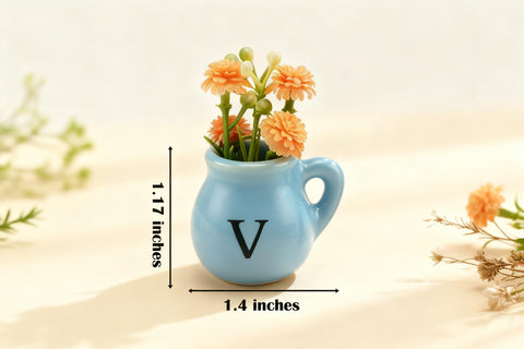 DUNGGLE yellow O vase magnet on fridge brightens the space for a cheerful vibe.